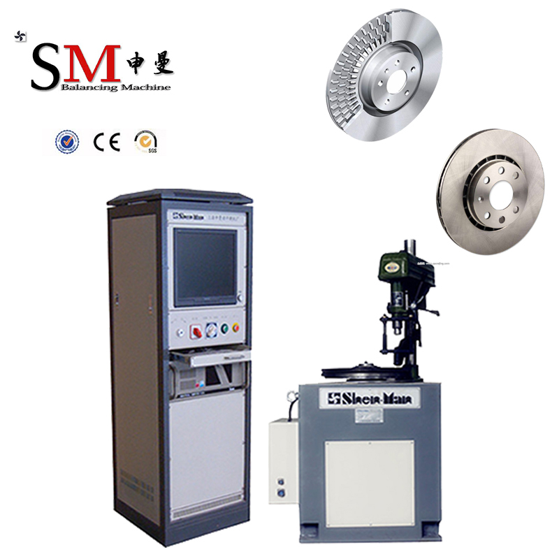 Which balancing machine is selected for dynamic balancing of axial flow fans?